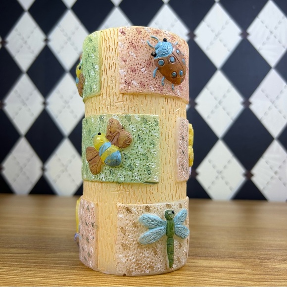 Garden Insect 3D Candle Hand-Painted Cottagecore Decor - Picture 3 of 7